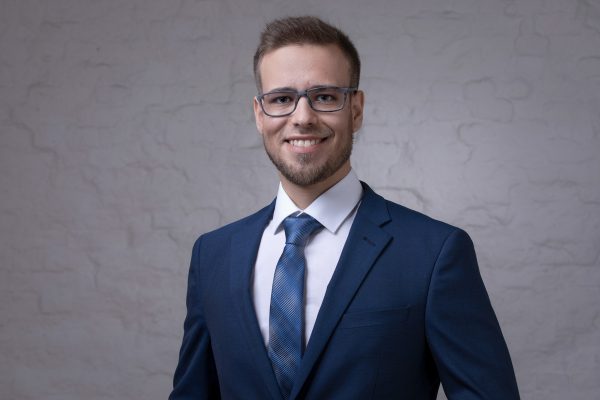 Bewerbungsportrait im Fotostudio