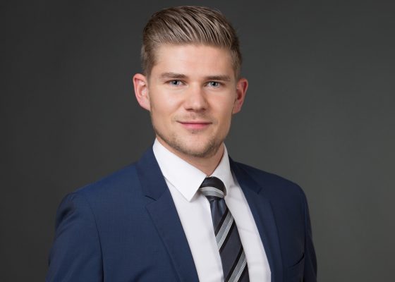 Bewerbungsportrait im Fotostudio